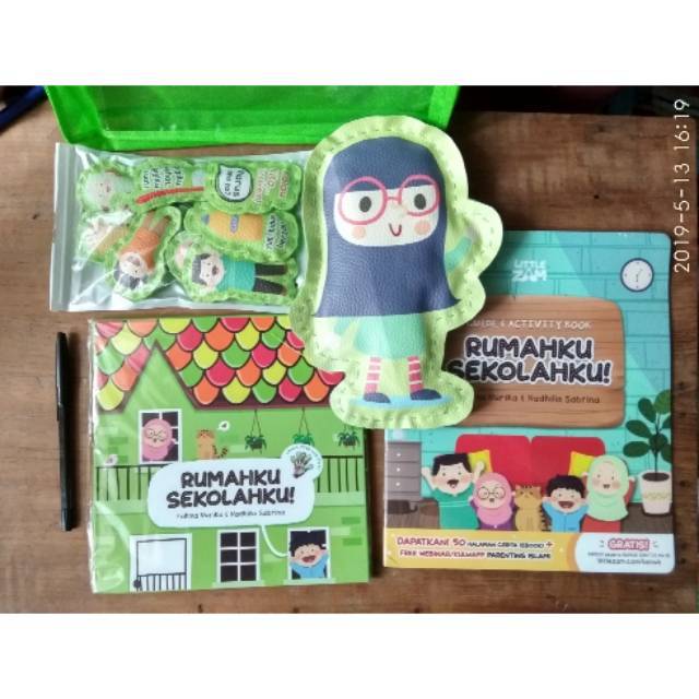 Mainan edukatif: RUMAHKU SEKOLAHKU!