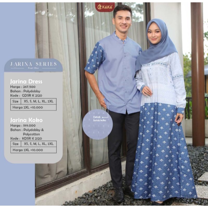 GAMIS KEKE JARINA SERIES TERBARU 2022 GAMIS KEKE TERBARU