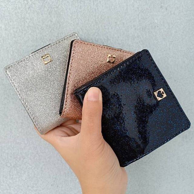 Dompet kate spade serenade mavis rose gold,navy blue,silver