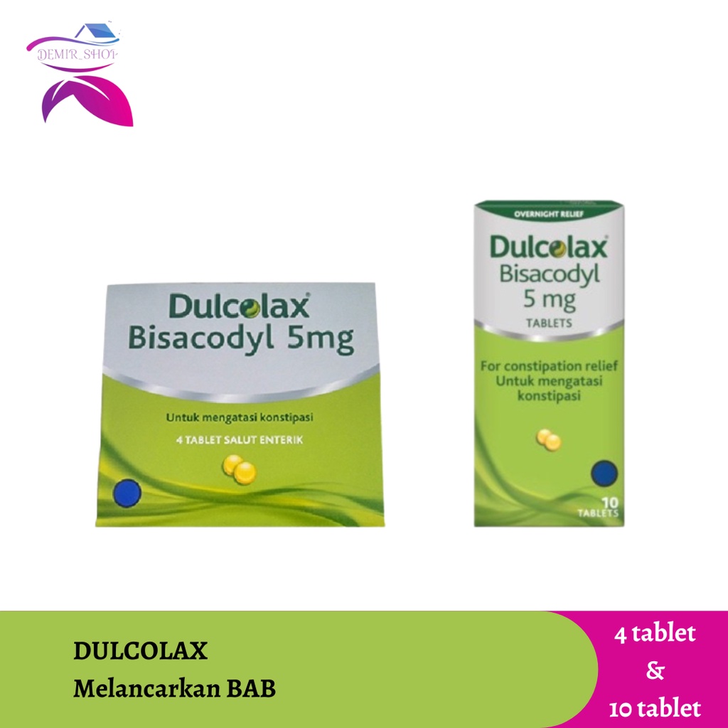 Dulcolax Bisacodyl 5mg / Konstipasi / Pencahar / Susah BAB / Sembelit