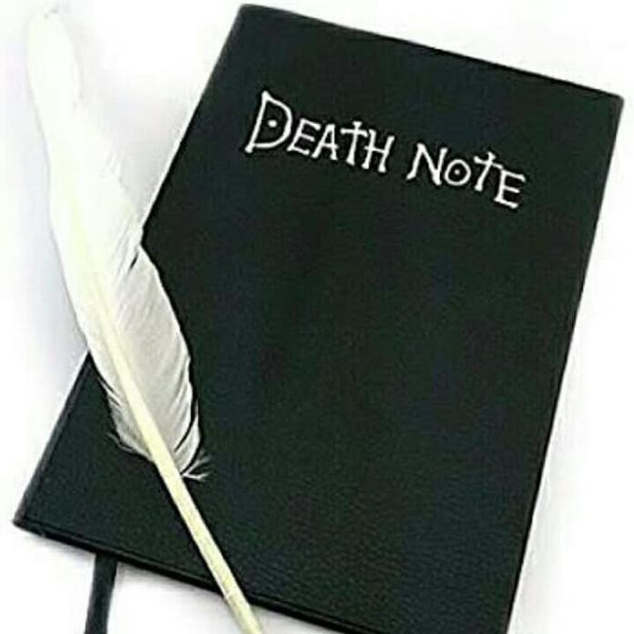 

ANIME DEATH NOTE BOOK+ FREE PULPEN BULU(SEGEL TINTA)