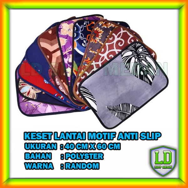 Keset Anti Slip Motif Import Murah / Keset Bulu Karakter / Keset malaysia Anti Slip Import Termurah