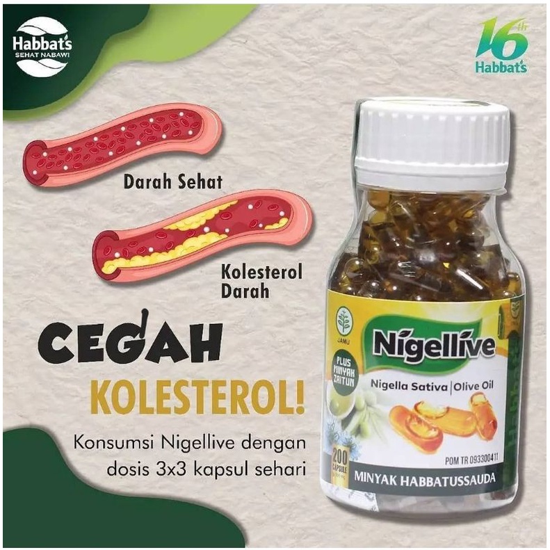 MINYAK HABBATUSSAUDA OIL NIGELLIVE PLUS ZAITUN