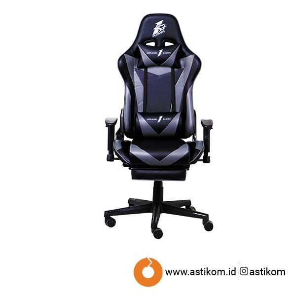 Kursi Gaming 1stPlayer FK3 Gaming Chair Black Grey