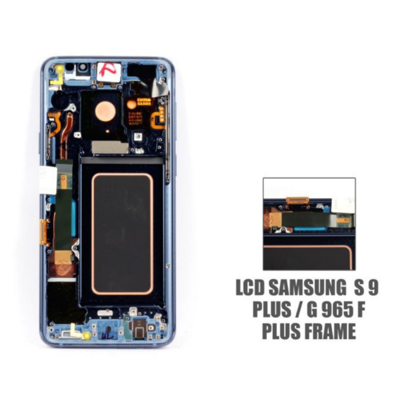 LCD FULLSET + FRAME SAMSUNG GALAXY S9 PLUS / G965f ORIGINAL