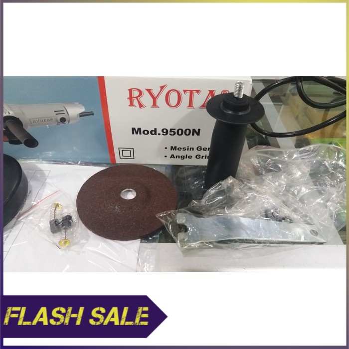 MESIN GERINDA TANGAN RYOTA 9500N 4  ANGLE GRINDER RYOTA