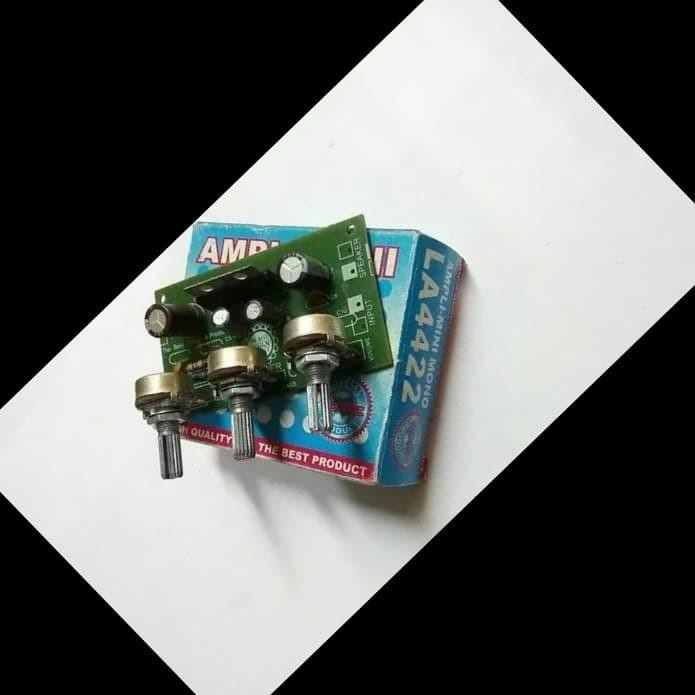 Amplifier / Kit Rakitan Power Amplifier Mini La4422 Mono 12V Murah Meriah Ready