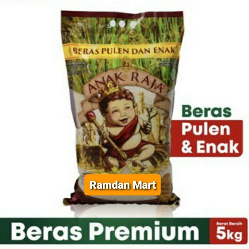 

Promo Beras Pulen merk ANAK RAJA kemasan 5kg