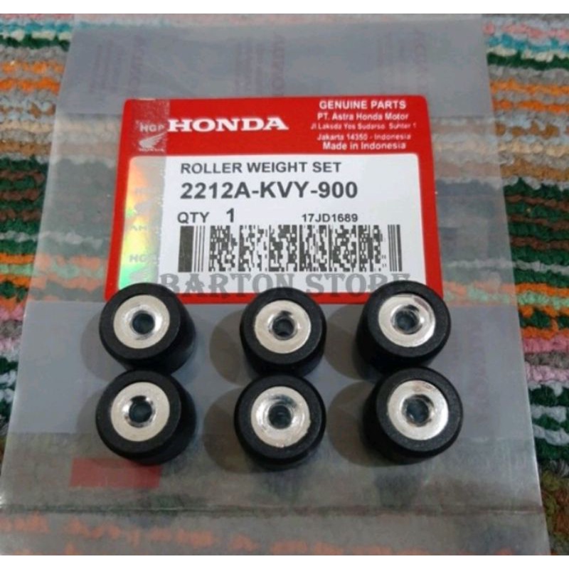 loker Roller set 6 biji beat karbu Scoopy karbu