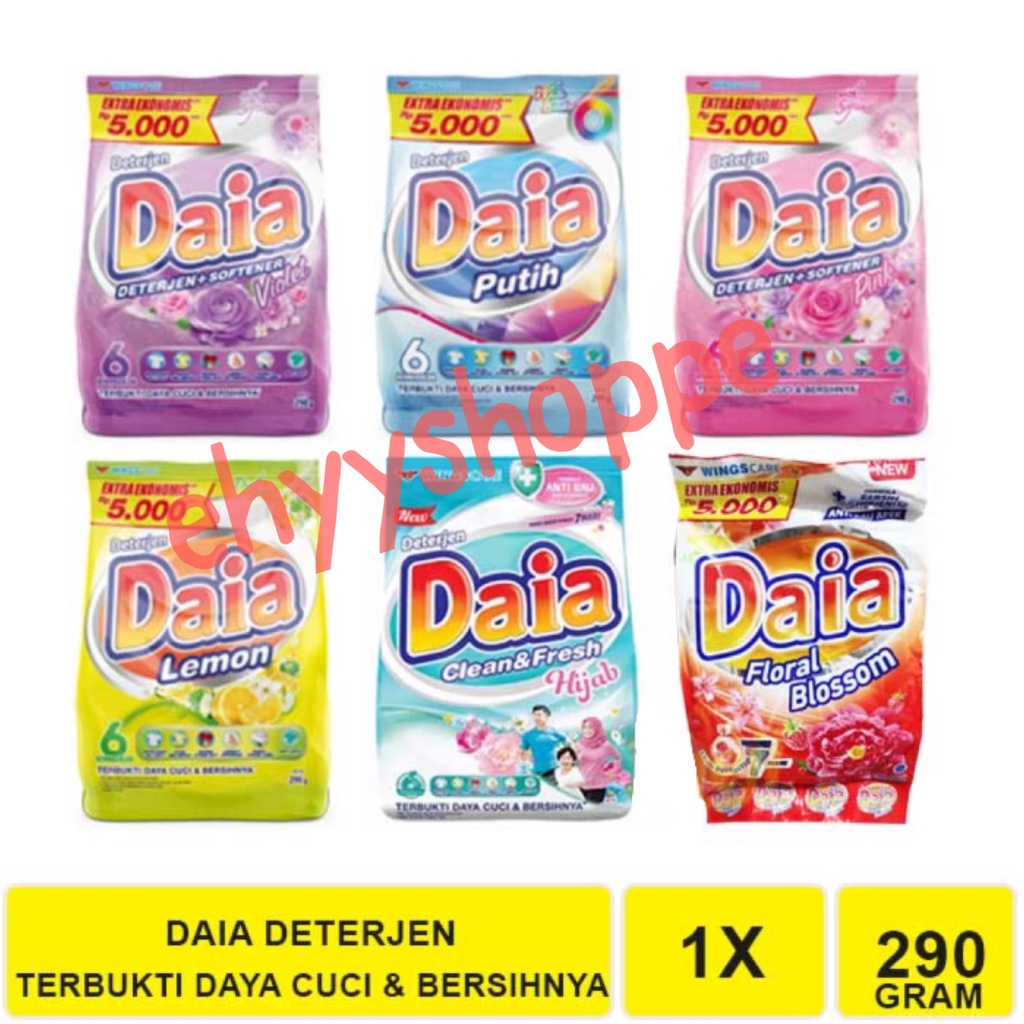 DAIA SOKLIN Deterjen Bubuk 245 / 215 Gram