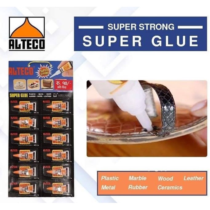 Lem Super Glue Super Strong Alteco Perekat Super Kuat Serbaguna Original Berkualitas