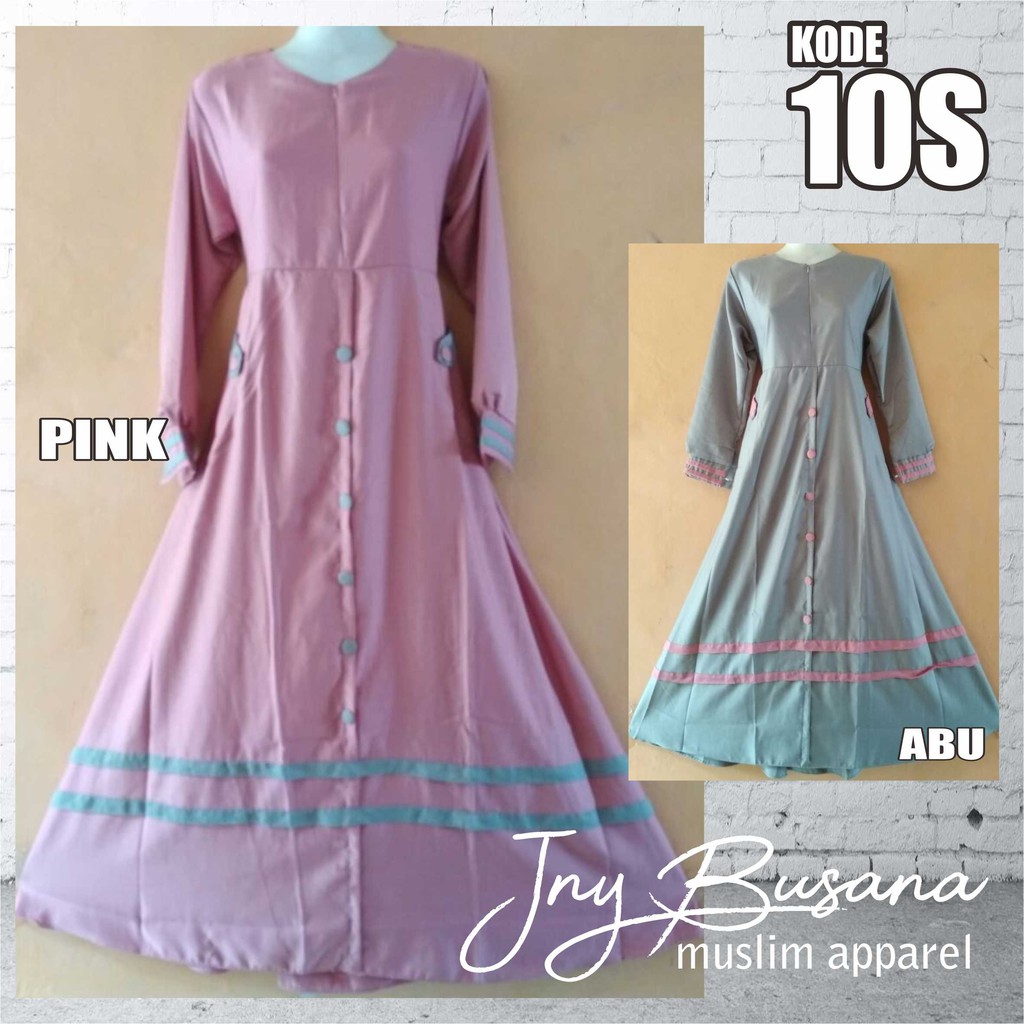 Baju Muslim Balotelli / Gamis / Dress / Party Dress / Long Dress / Gamis Syar'i / Kode 10S