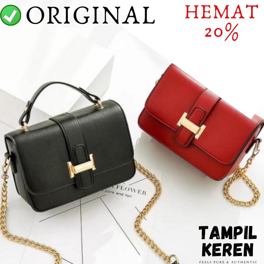 33 ORIGINAL Tas wanita Tas selempang pinggang khusus cewek HP Produk berkualitas