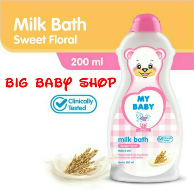 MY BABY Milk Bath/Sabun Mandi MY BABY Sweet Floral 200 ml/200ml/200-ml