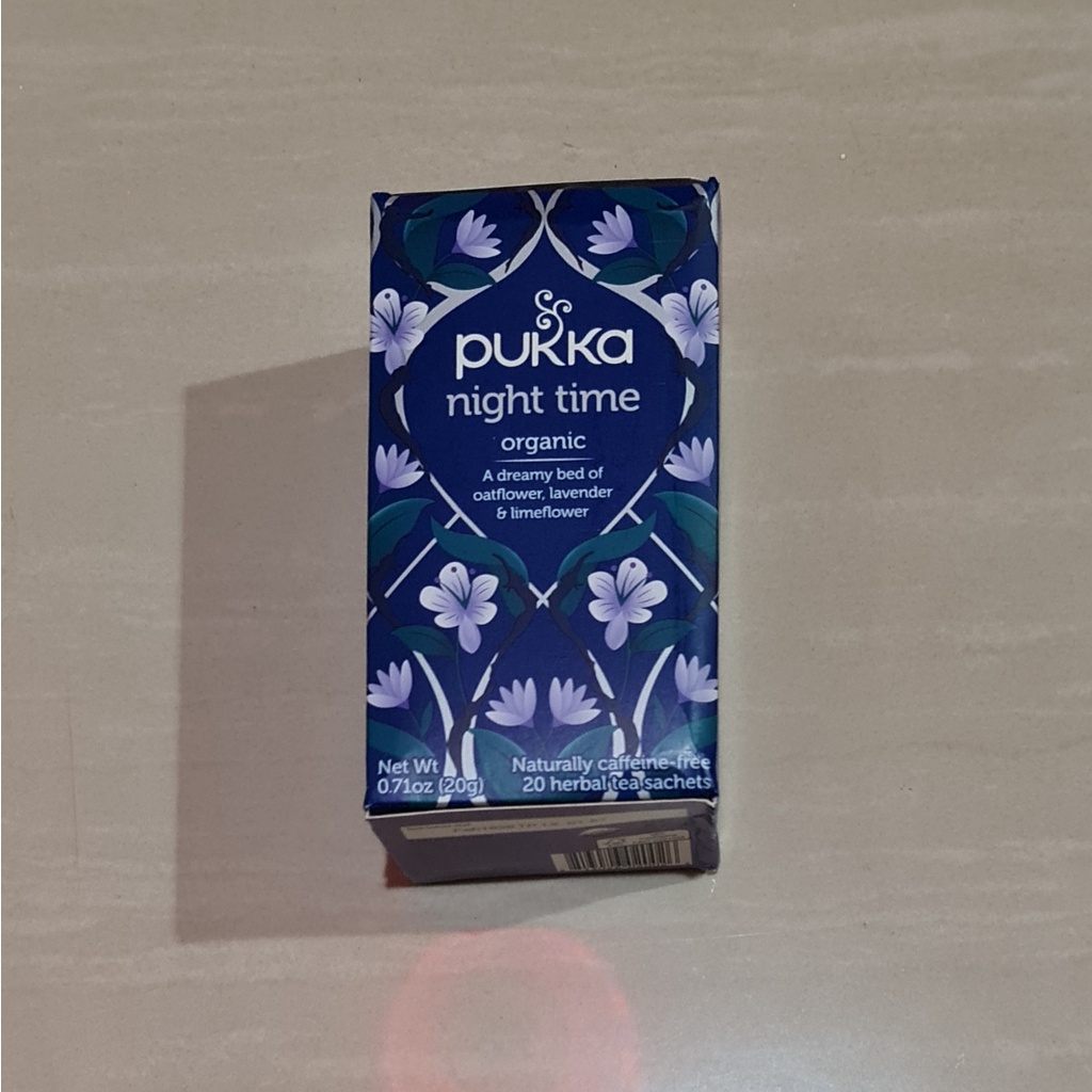 

Pukka Tea Night Time Organic Tea Teh Natural Caffeine Free 20 x 1 Gram