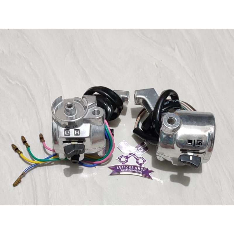 SAKLAR KANAN KIRI YB100 YB-100 HOLDER SET KANAN KIRI YAMAHA YB100,YB-100,YL2G,L2G