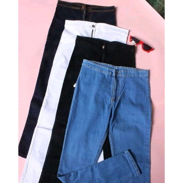 HIGHWAISH CELANA JEANS WANITA/JEANS PERUT