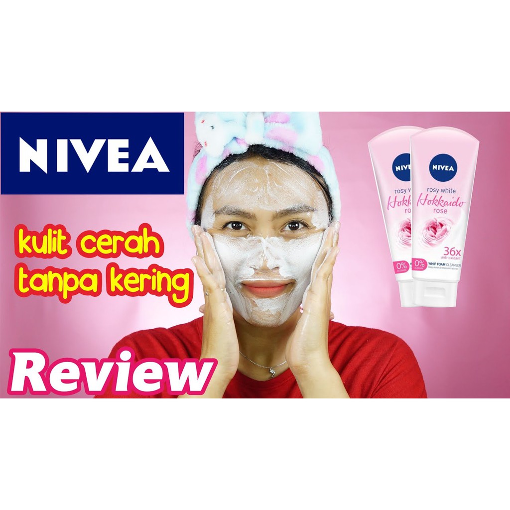 (BUY 1 GET 1) NIVEA Rosy White Hokkaido Rose Cleansing Whip Foam - 100ml