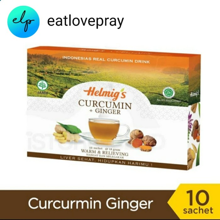 

Minuman kesehatan kunyit jahe helmigs HELMIG'S CURCUMIN GINGER isi 10 (BERKUALITAS)