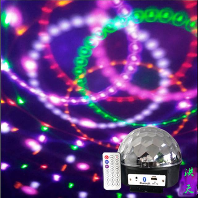 Bluetooth LAMPU DISCO CRYSTAL MAGIC BALL