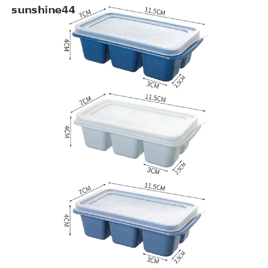 Sunshine Cetakan Es Batu Bahan Silikon Dengan Tutup