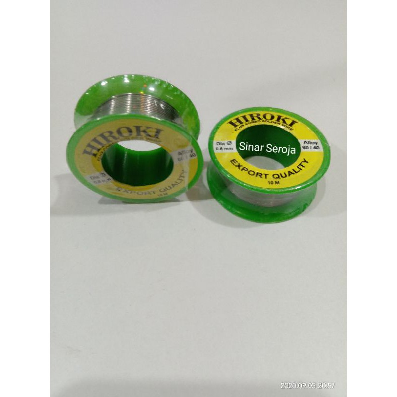 Timah Solder 10 m / 10 Meter Hiroki / Kinto
