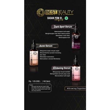 PINK JELLY/SERUM WHITENING/SERUM DARKSPOT//SERUM ACNE BEST BEAUTY