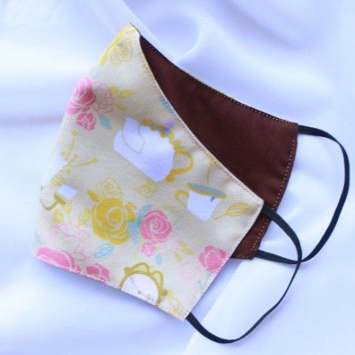 MASKER KAIN Beauty and the Beast (Keeyo-Printed Mask)