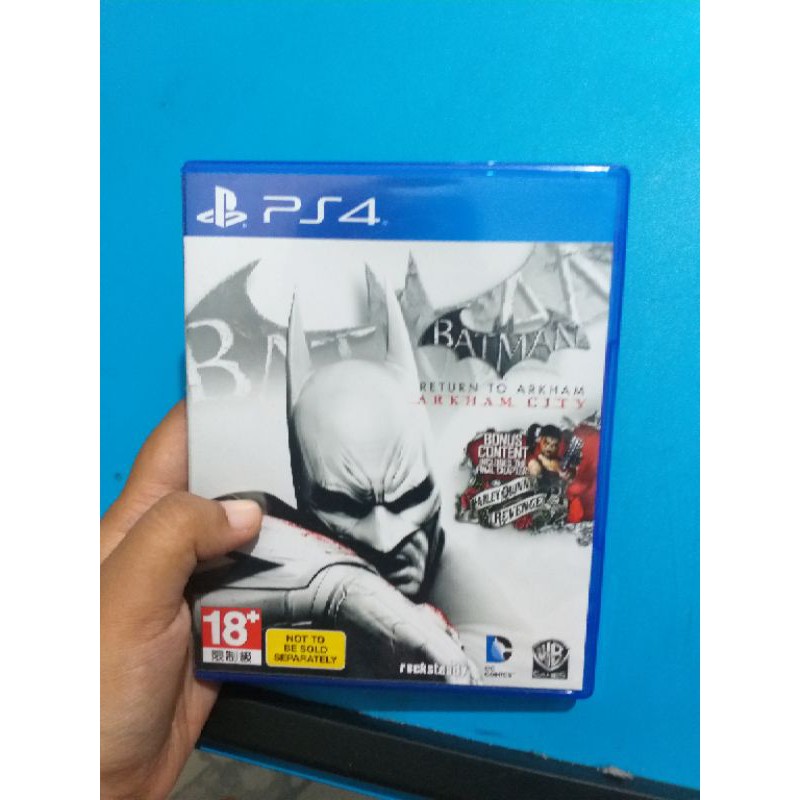 PROMO.... bd dvd kaset game ps4 batman return to arkham (bekas)