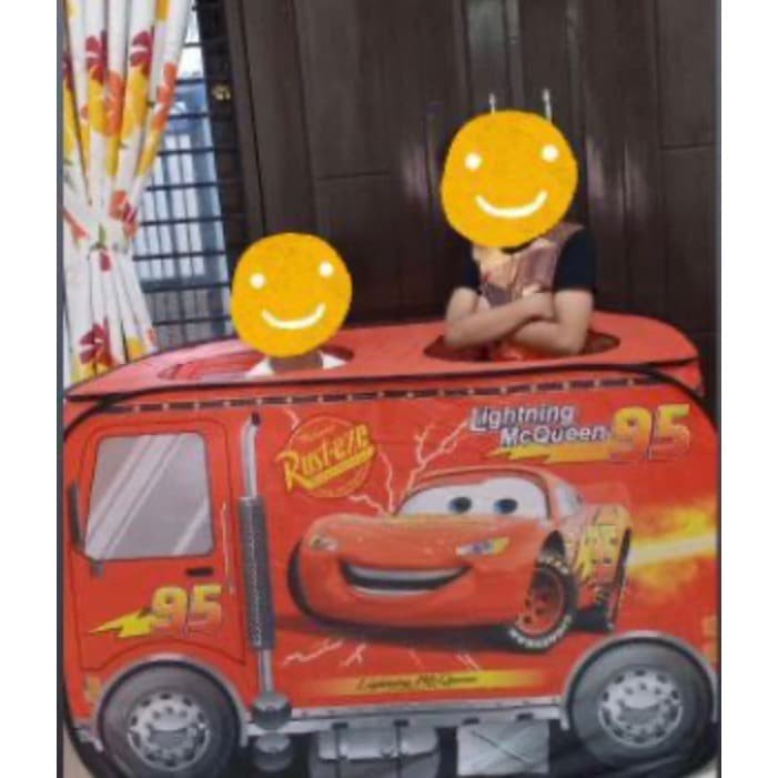 Mainan Tenda Anak Murah Kemping Model Mobil CARS MCQUEEN