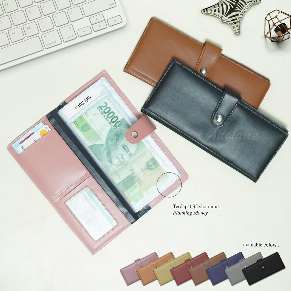 ADOLANE 02 DISIPLIN KANCING MINI / DOMPET KEUANGAN BULANAN LAURA / DOMPET WALLET MINI 32 SLOT / LAURA