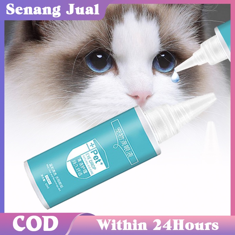 60ml Obat Tetes Mata Hewan / Tetes Mata Kucing Anjing / Luka Katarak / Vet Recommended