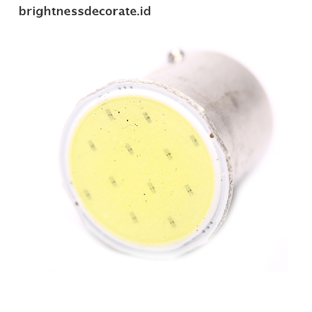 10pcs Lampu Led Cob P21W 12smd 1156 Ba15S 12v Untuk Rv Trailer