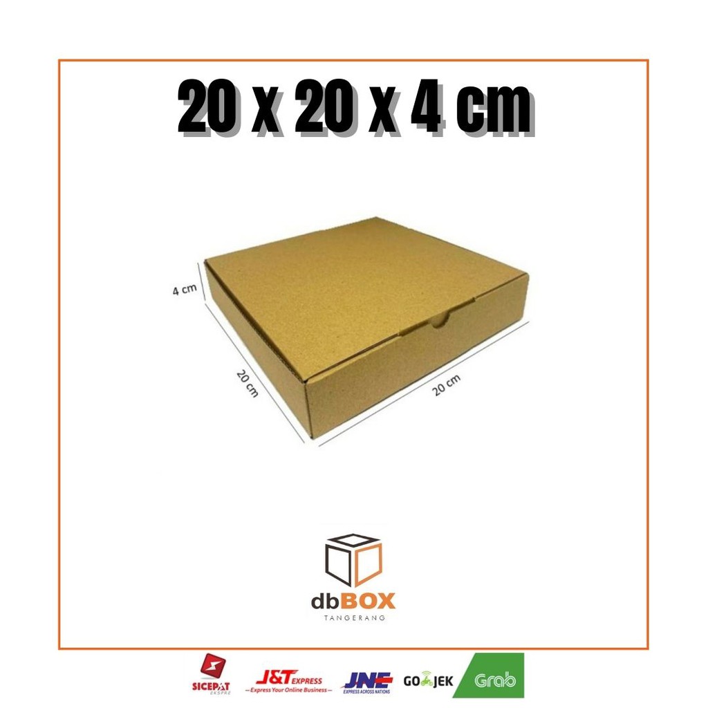 

Kardus 20x20x4 cm | Box Die Cut dan Easy Usage | Box Kue dan Hampers