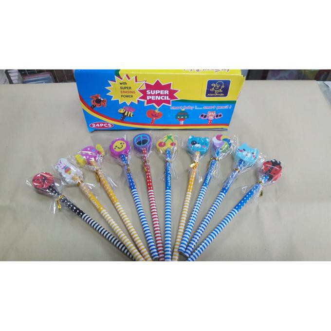 

FREEONGKIR Pensil+Penghapus Lucu E-01 (isi 24) DR63