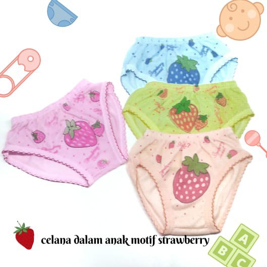 CELANA DALAM ANAK PEREMPUAN STRAWBERRY-ALEXAGROSIR