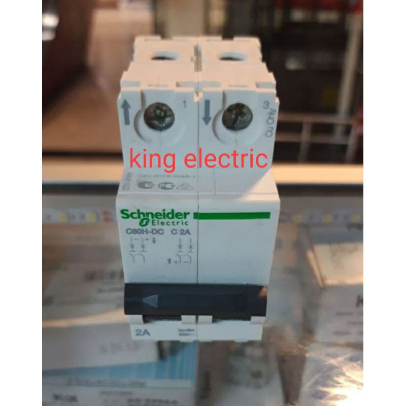MCB DC SCHNEIDER C60H DC 2P 2A