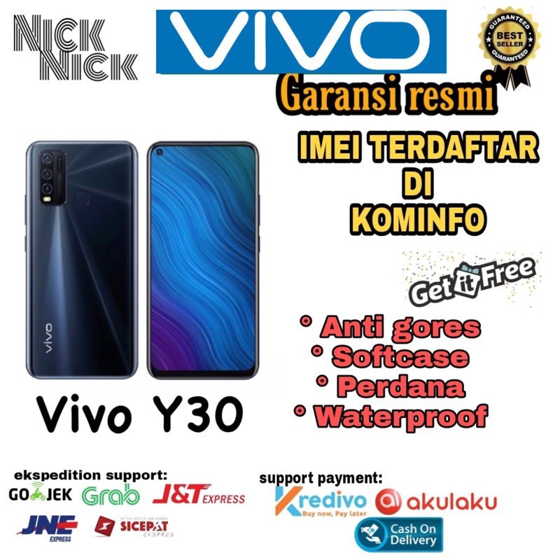 PROMO Cuci Gudang HP VIVO Y30 [4/128][6/128]GARANSI RESMI VIVO INDONESIA