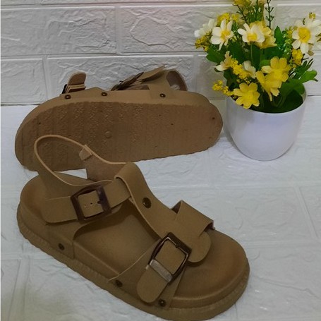 Sandal Jelly Wanita/ Sandal Flat Wanita/ Sandal Karet Wanita Terbaru dan Termurah