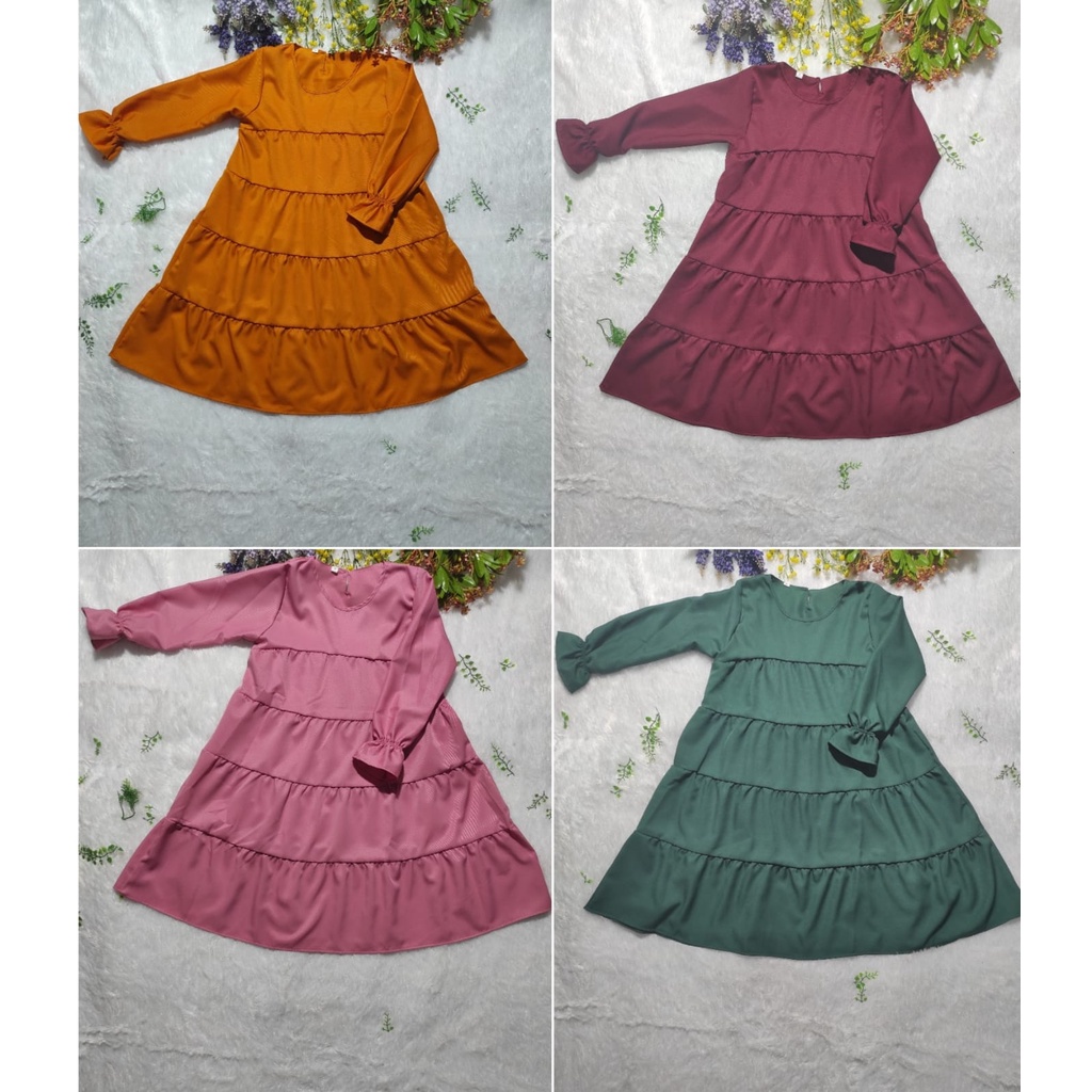 DRESS ZAKIA//DRESS ANAK PEREMPUAN//DRESS KEKINIAN//DRESS ANAK CEWEK//DRESS TERBARU