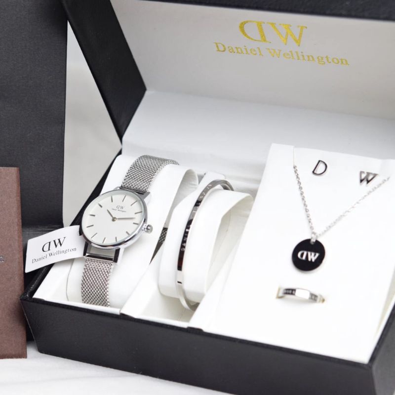 Jam Tangan Wanita DwE Single Set  Grade KW Super Stainliss