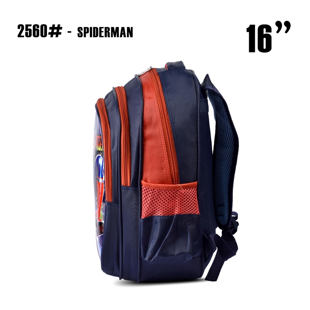Tas Ransel Anak Sekolah 2560-16 Inch Tas Anak Cartoon SD Laki-Laki Dan Perempuan Tas Punggung Cartoon