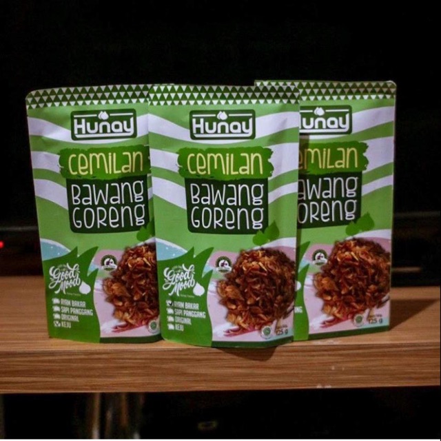 

Cemilan bawang goreng hunay