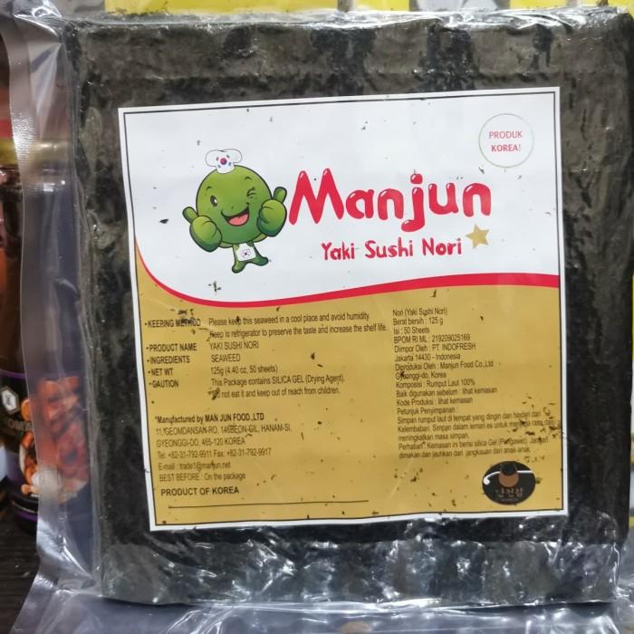 

Manjun Yaki Sushi Nori @50s lembaran rumput laut kering bkn takaokaya