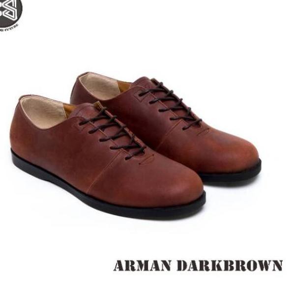 Lagi promo "" ZAPATO FOOTWEAR ARMAN - Sepatu Kulit Asli Pria Original Casual Simple Cowok Formal Kul