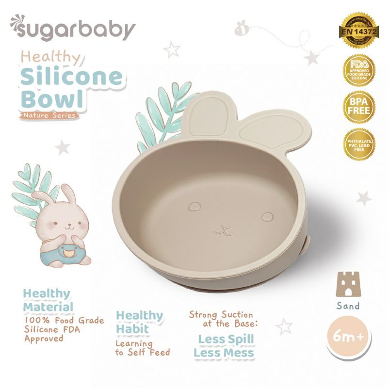 Sugarbaby Healthy Silicone Bowl/Mangkok makan bayi