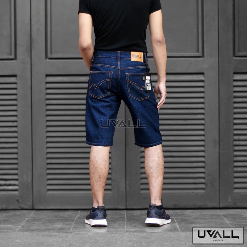 CELANA JEANS PENDEK PRIA UVALL ORIGINAL