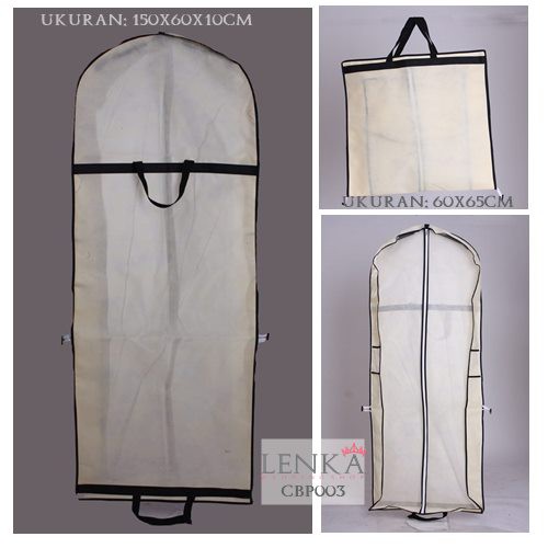 [BISA COD] TAS PELINDUNG GAUN COVER BAJU PENGANTIN PERNIKAHAN 145CM CBP003