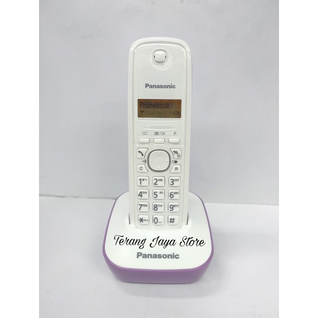 

Telepon Wireless Panasonic KX-TG1611 (Ungu) Telepon Rumah KX-TG 1611