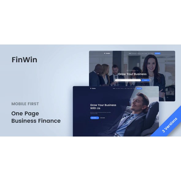 

FinWin – One Page Business Finance Template